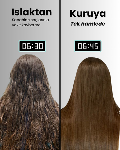 Airmys Hairstrait Hava Üflemeli Saç Düzleştirici